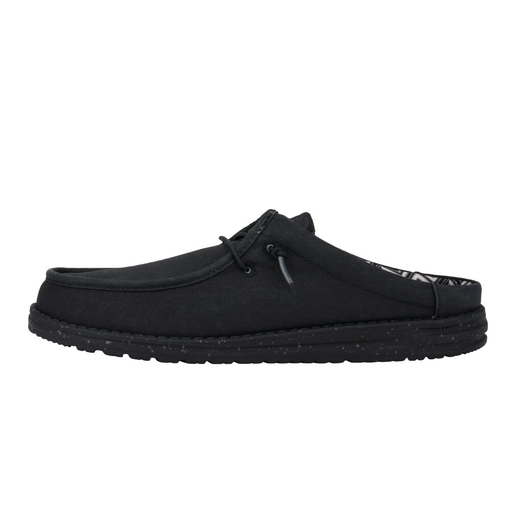 Wally Slip Stretch Canvas - Hombre Black/Black