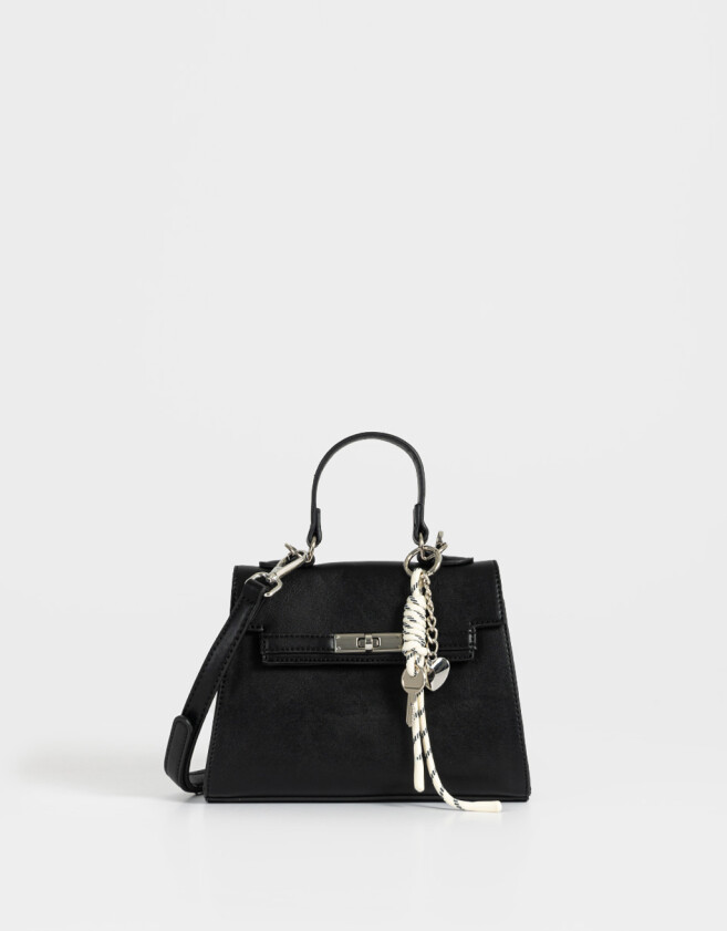 City Cartera City Con Hebilla - Negro