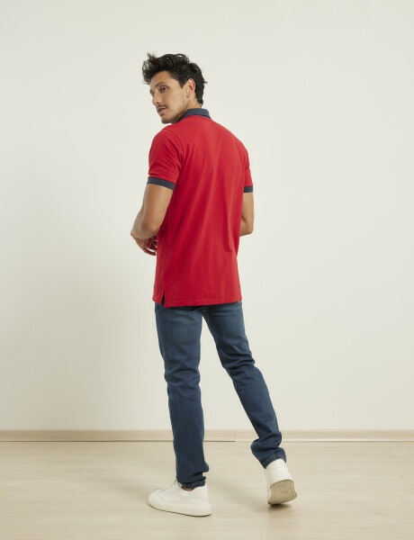 520303 REMERA NAVIGATOR Rojo Oscuro