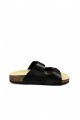 Sandalia Bettina BT103 dos hebillas Negro