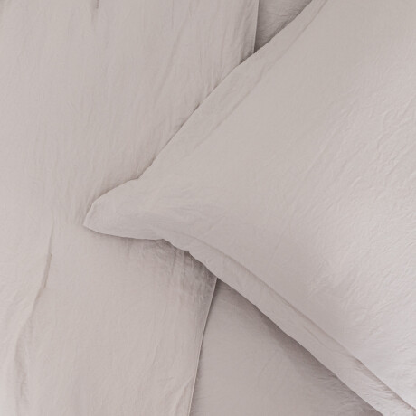FUNDA NÓRDICA KING POLIESTER NATURAL-BEIGE PREWASHED BEIGE