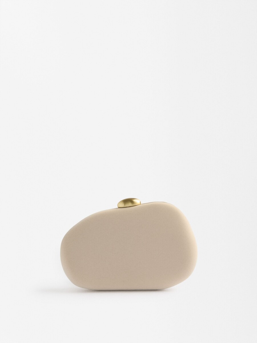 Clutch De Fiesta Ovalado crudo