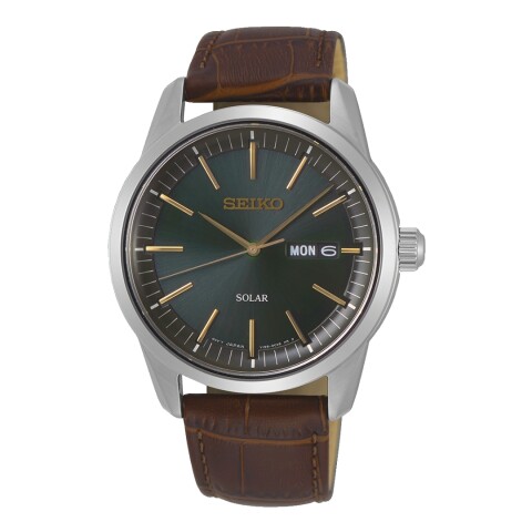 Reloj Seiko SNE529P1 para hombre con correa de cuero Reloj Seiko Sne529p1 Para Hombre Con Correa De Cuero