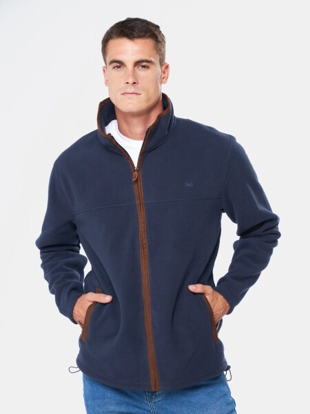 CAMPERA LEGACY 5496 DETALLE GAMUZA AZUL