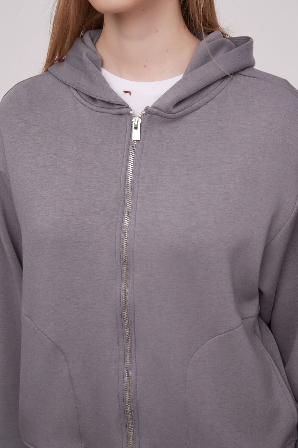 Campera Deportiva Visel Gris