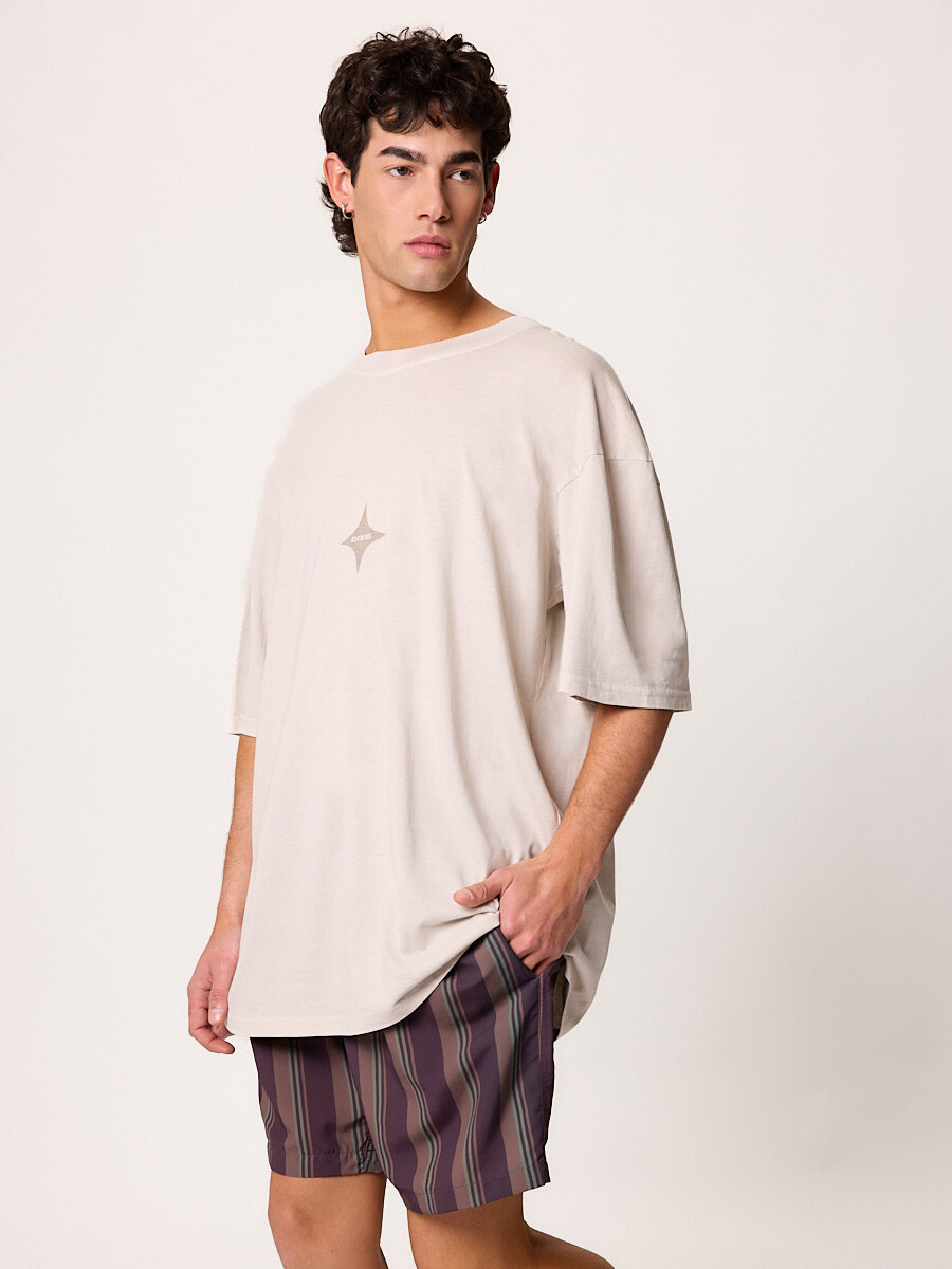 T-SHIRT M/C NIABO DIXIE Gris Claro