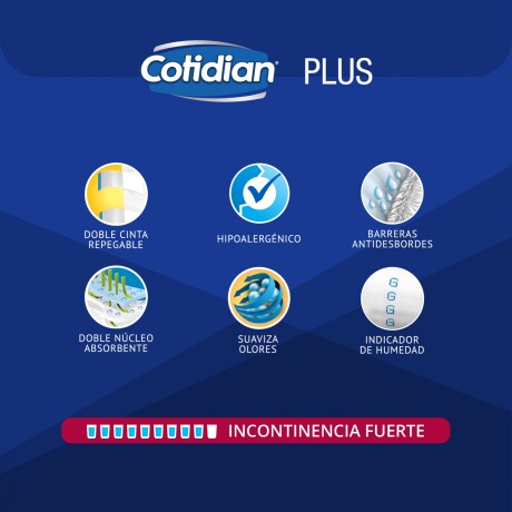 Cotidian Pañal Plus Talle Mediano Cotidian Pañal Plus Talle Mediano