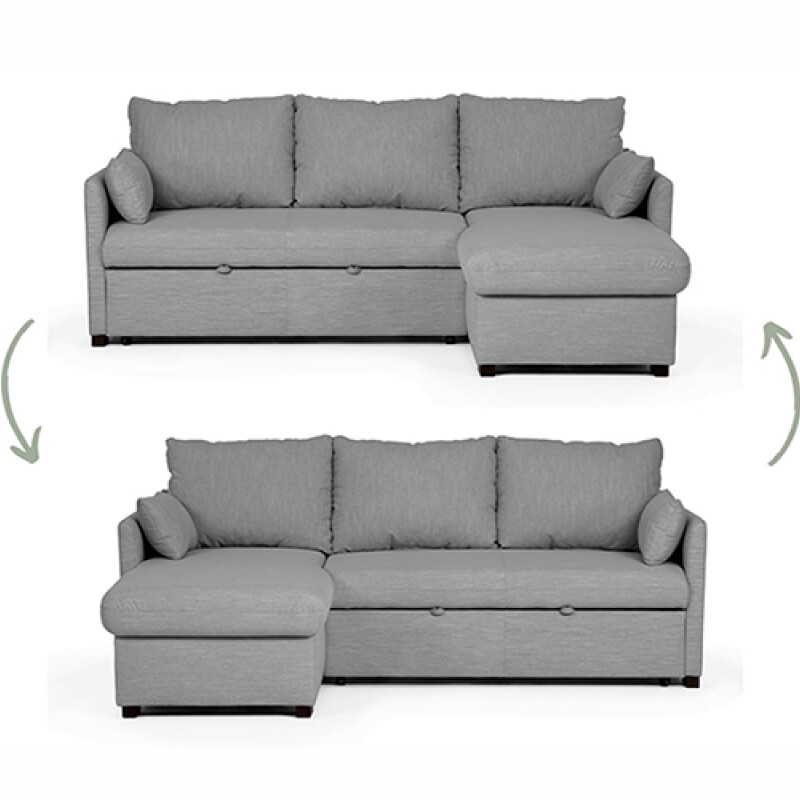 SOFA CAMA TMAX 2PL 3003 -Tela c/Baúl - Sin color