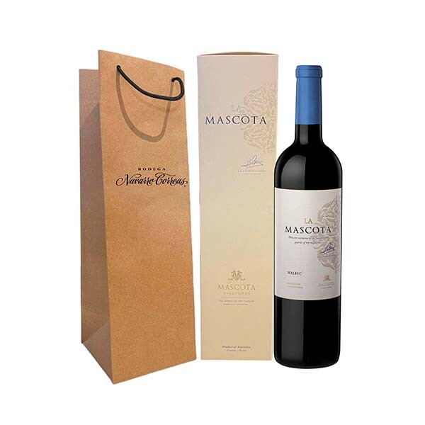 La Mascota Malbec 750 ml + Estuche individual + bolso de regalo La Mascota Malbec 750 ml + Estuche individual + bolso de regalo