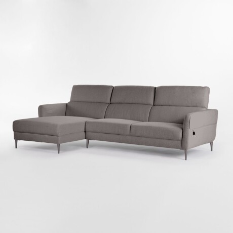 Sofá con chaise MOOVE GRIS - IZQUIERDO