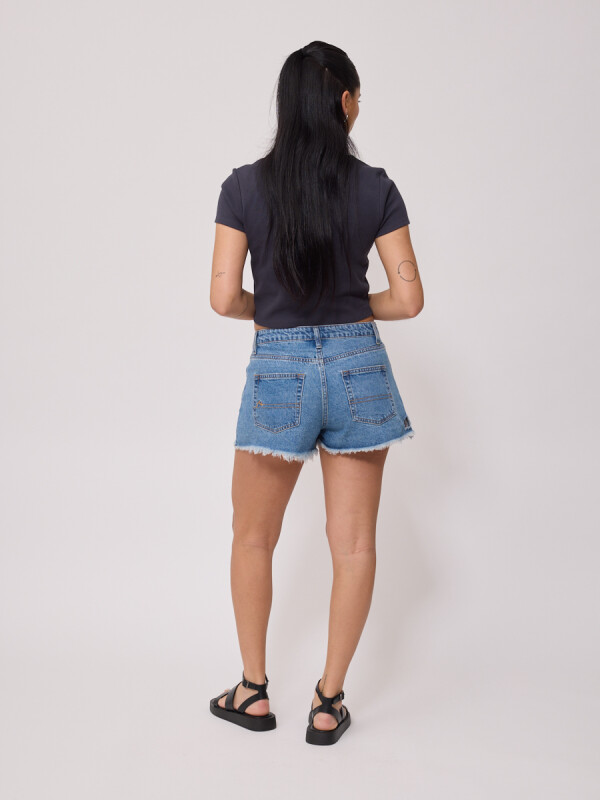 SHORT JEAN PLUMI RUSTY Azul Claro