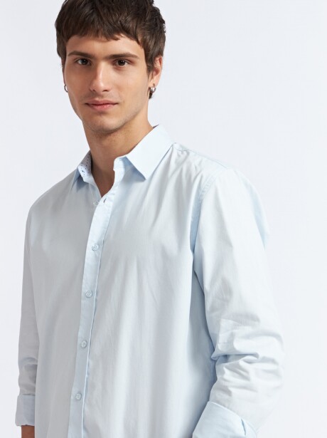 CAMISA NIAS CELESTE
