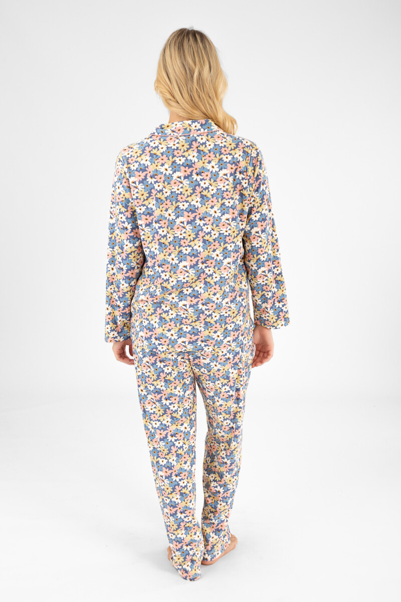 Pijama poppy flannel Marfil