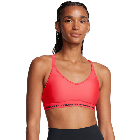 UA Crossback Low Bra-RED RED-713