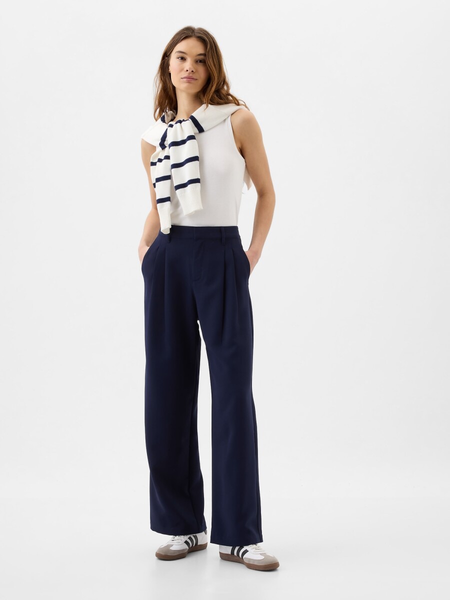 Pantalón Easy Trouser Mujer - Navy Uniform 