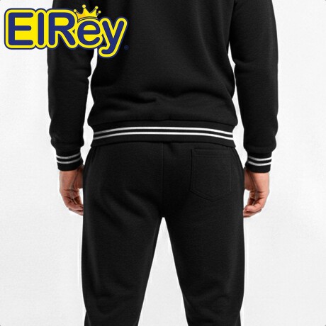 Conjunto Deportivo Uzspace Pantalón Campera Hombre Negro