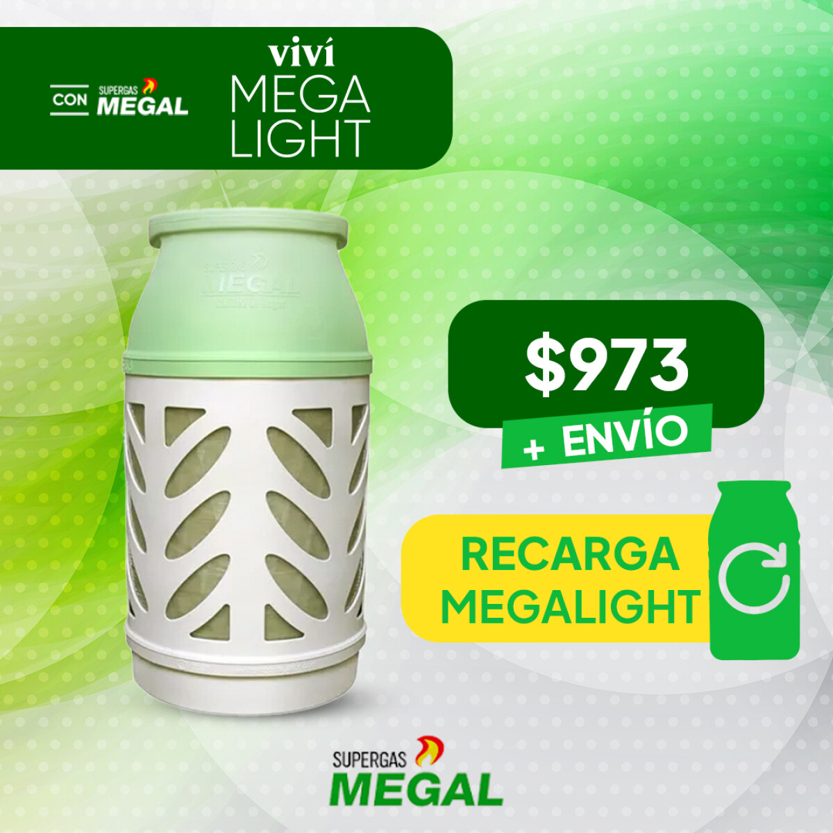 Recarga garrafa de 11kg 