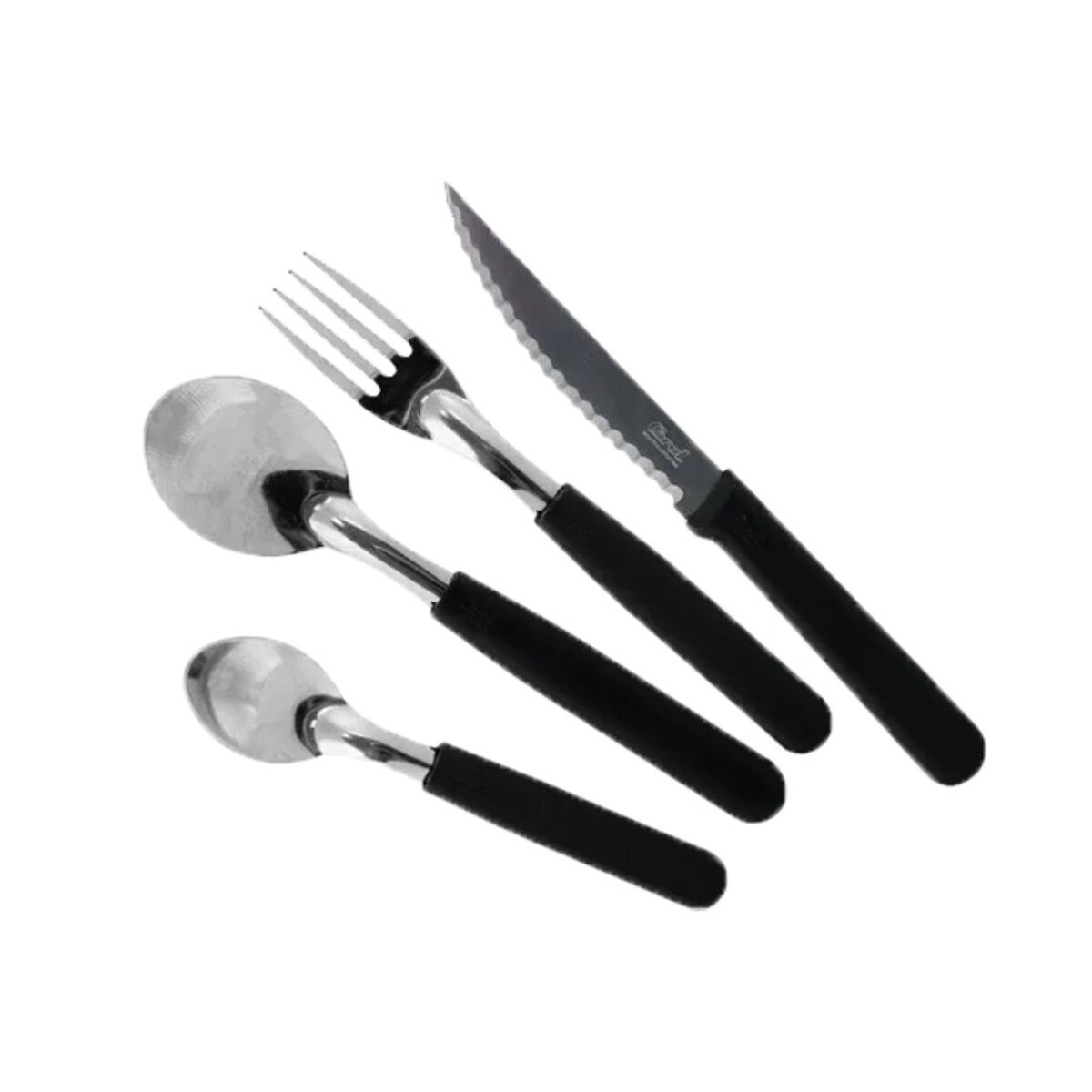 JGO 24PC CUBIERTO+ORGANIZADOR NEGRO 