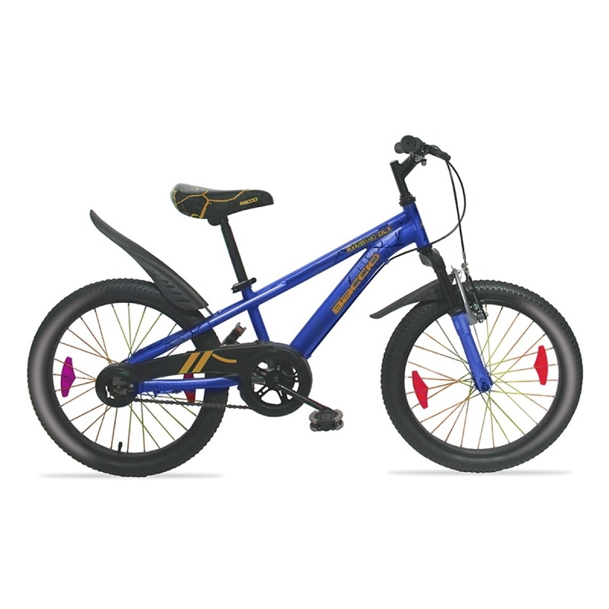 Bicicleta Baccio R.20 Niño Mtb Dlx Bambino - Azul/naranja. 