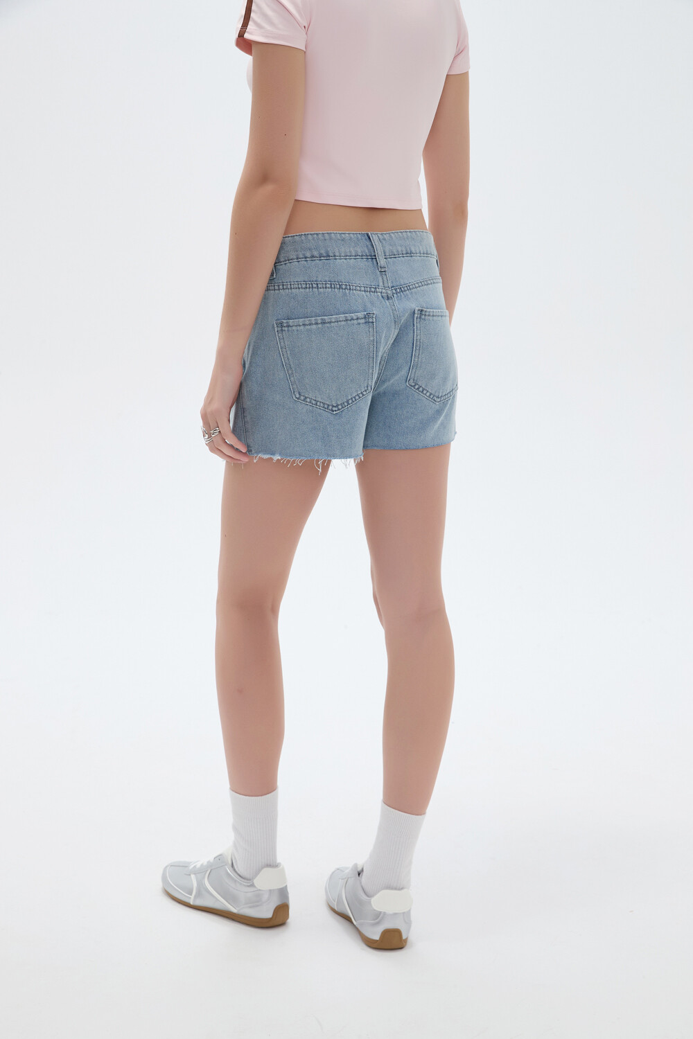 Short Pollera Vaskar Celeste