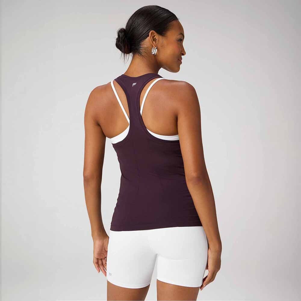 Top Feather Tech+ Racerback Mujer Oxblood