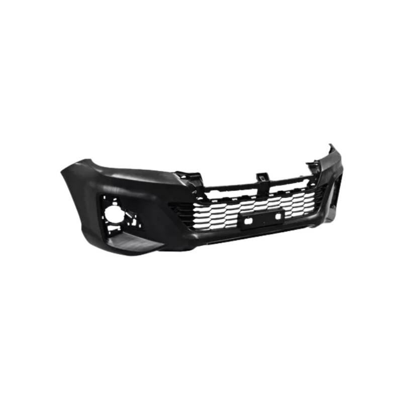PARAGOLPE DELANTERO NEGRO LISO CON REJILLA Paragolpe Delantero Negro Liso Con Rejilla
