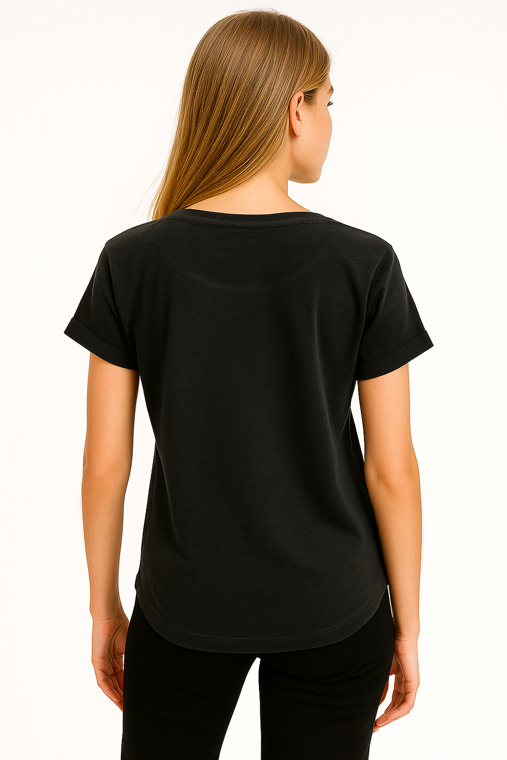Remera Cordata Negro