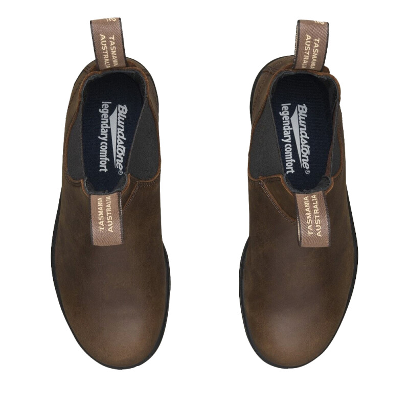 Botas Blundstone 1609 Elastic Side V Cut Antique Brown Botas Blundstone 1609 Elastic Side V Cut Antique Brown