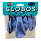 Globos X10 Tamaño R12 Azul Pastel