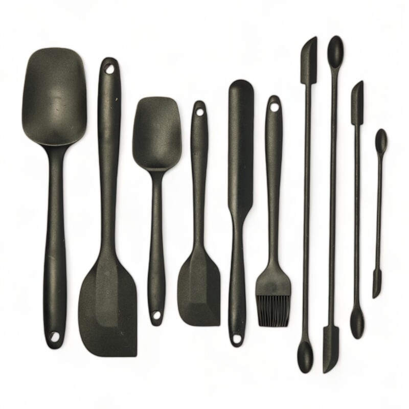 Set 10 Utensilios de Reposteria Negro