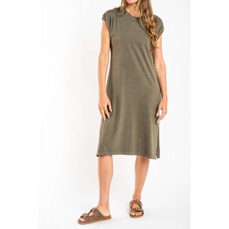 Vestido Algodon Lavado Safari