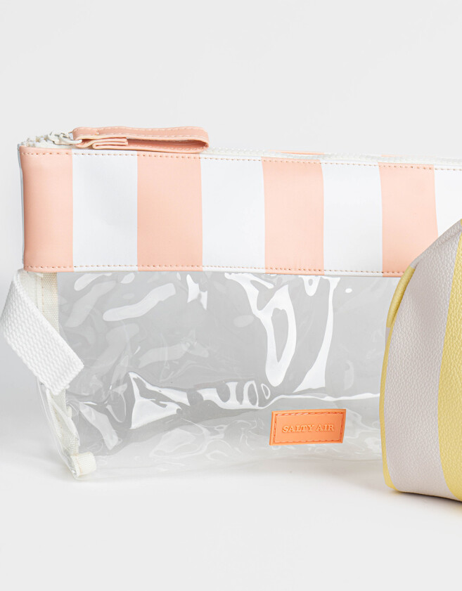 Porta Cosméticos Estampados Set De Portacosméticos - Estampado Rayas