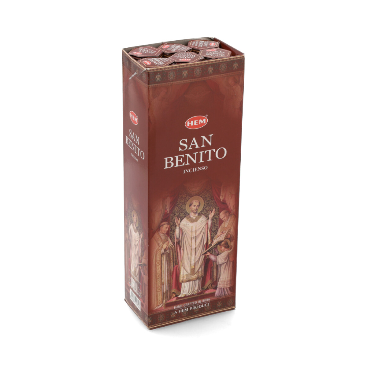 INCIENSO HEM CAJA HEXAGONAL X6 - San Benito 