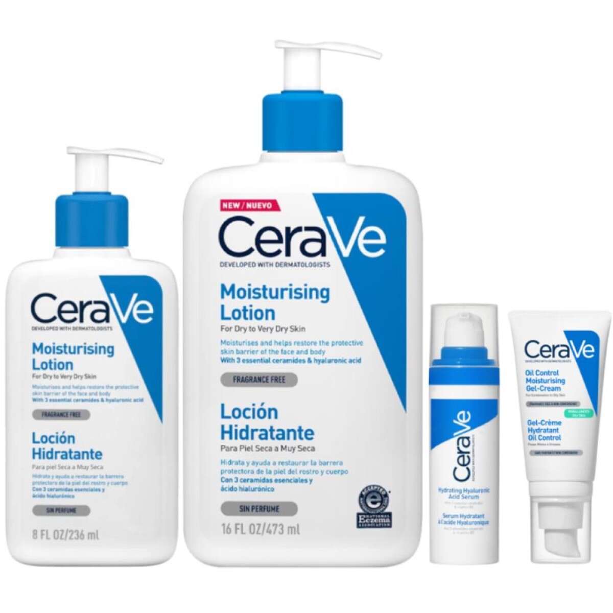 Pack CeraVe Rutina Completa Hidratación y Control 