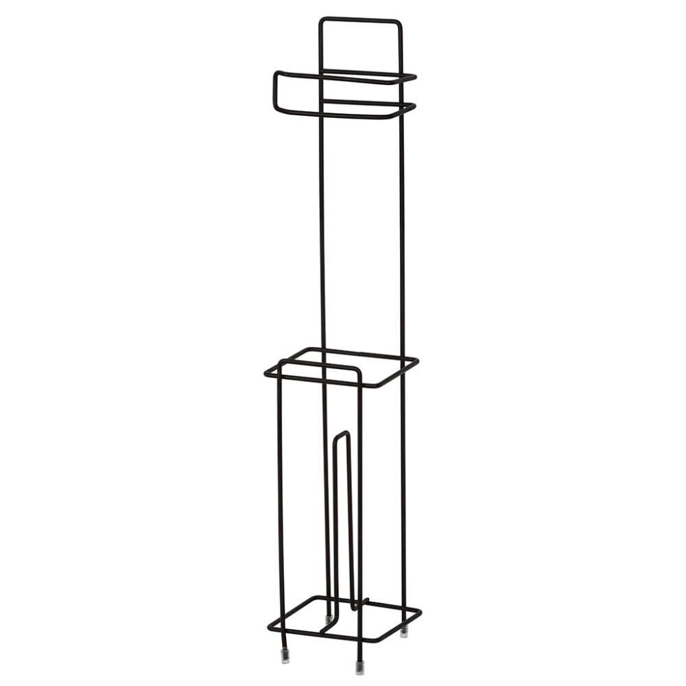 SOPORTE PAPEL HIGIENICO 12X13X64CM CROMADO NEGRO SOPORTE PAPEL HIGIENICO 12X13X64CM CROMADO NEGRO