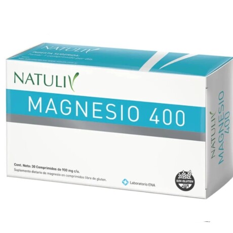 Magnesio 400gs 30 Cáps NATULIV Magnesio 400gs 30 Cáps NATULIV