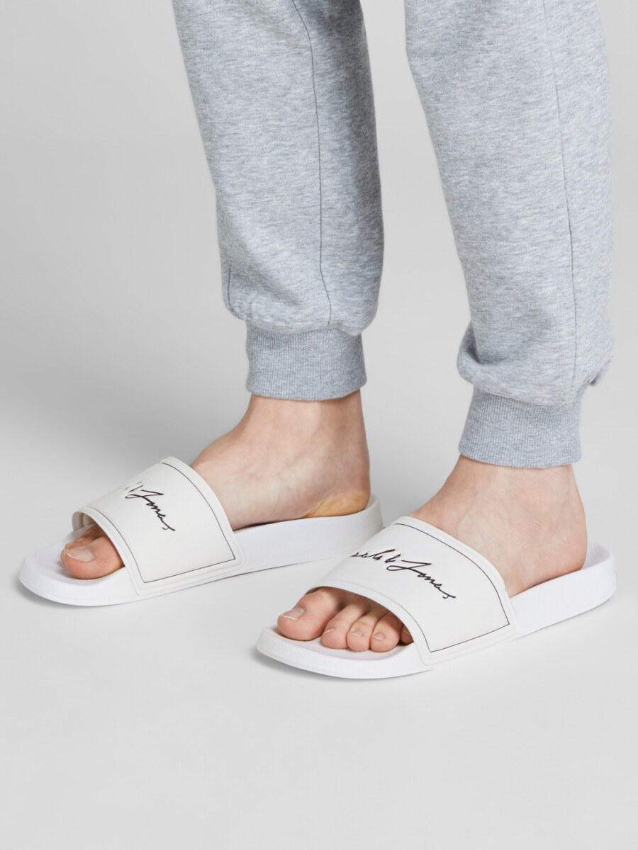 SANDALIAS LOGO GARY - Bright White 