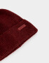 Gorro Clasico Gorro Tejido Con Pompón - Rojo Cereza