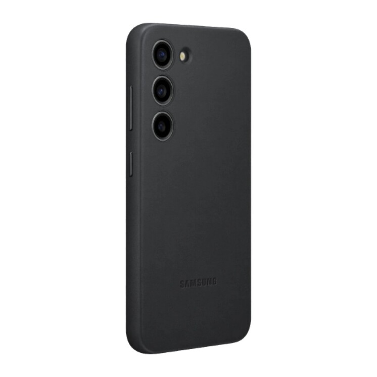 Funda Samsung Leather Case de Cuero para Galaxy S23+ Black
