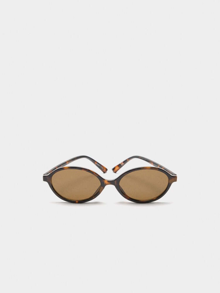 Gafas De Sol Redondas marron