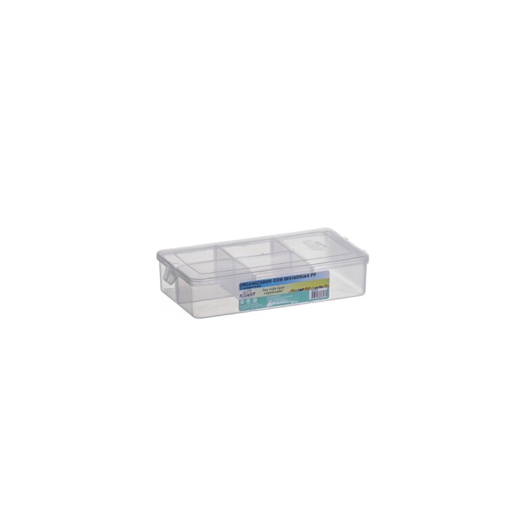 CAJA ORGANIZADORA CON DIVISIONES PP Sin color