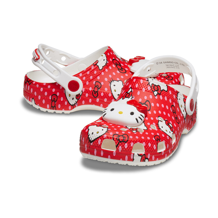 Crocs Hello Kitty Red Classic Clog K - Niños Multi