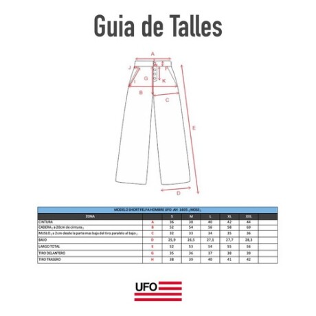 Short bermuda de algodón UFO Moss Azul Azul oscuro