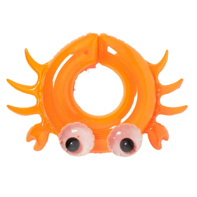 Aro Inflable con entrada en la cintura Sonny the Sea Creature Neon Orange Aro Inflable con entrada en la cintura Sonny the Sea Creature Neon Orange