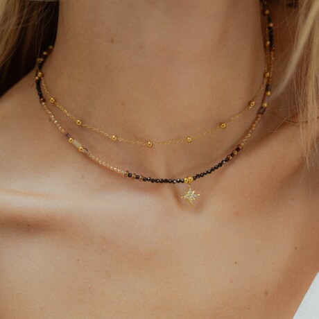 Collar RITA en acero dorado Collar RITA en acero dorado