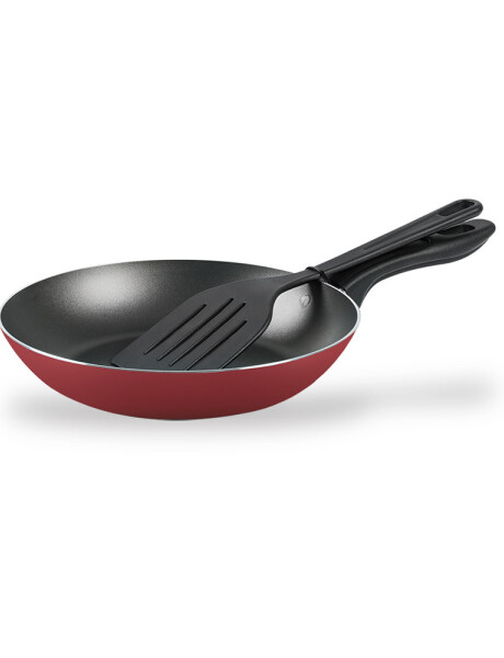 SET 2PZAS SARTEN D24CM C/ESPATULA CHILLI CHERRY SET 2PZAS SARTEN D24CM C/ESPATULA CHILLI CHERRY