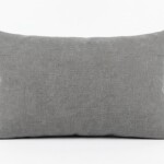 Almohadón Deco Gamuza Gris Oscuro 30×50 cm