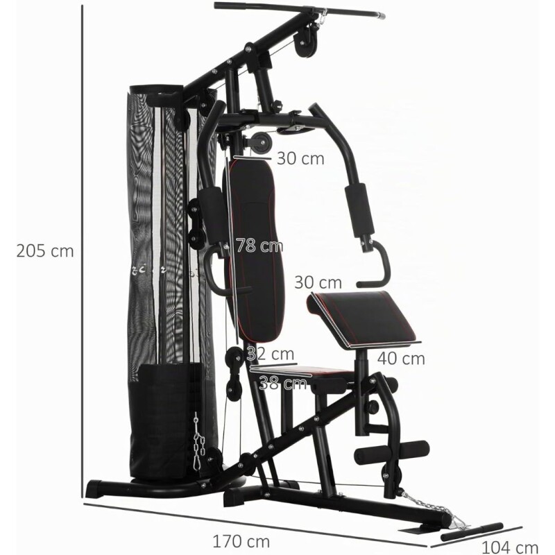 Gimnasio Multifunción A91-234V00BK Gimnasio Multifunción A91-234V00BK