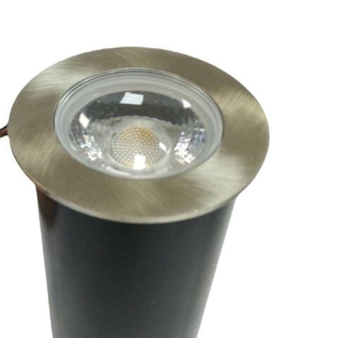 SPOT LED EMB 4.5W 3000K 30º ALUM E INOX GRIS SPOT LED EMB 4.5W 3000K 30º ALUM E INOX GRIS