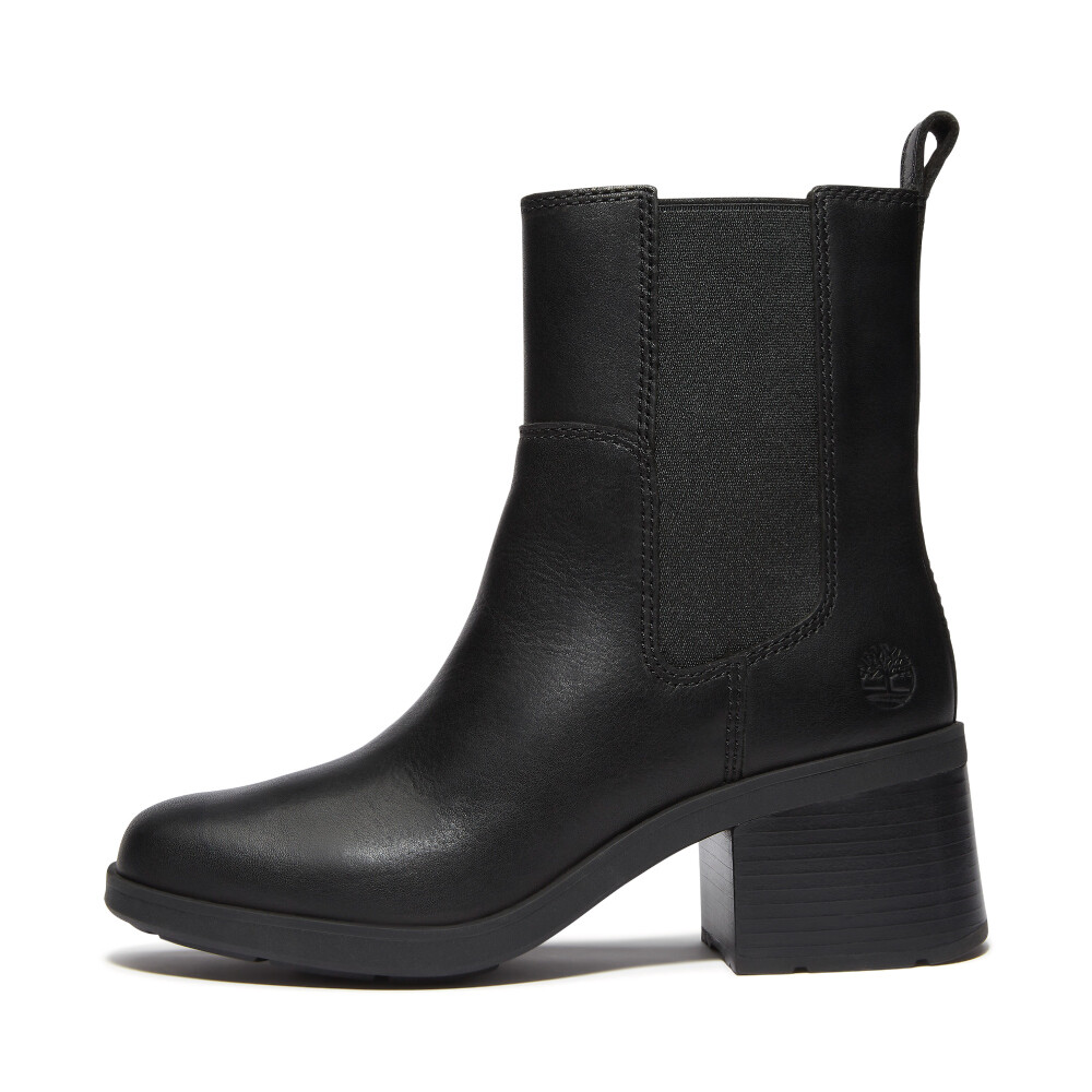 Botas Mid Chelsea Mujer Black Full Grain